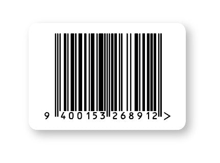 Copy of Printed Retail Barcode Labels